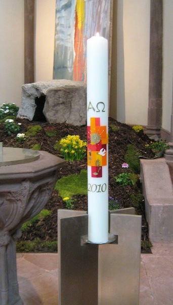 Osterkerze für die Evangelische Stadtkirche Offenburg